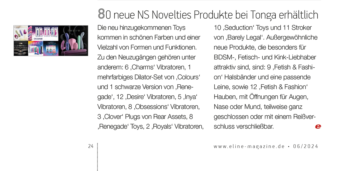 2024-06 eLine - NS Novelties